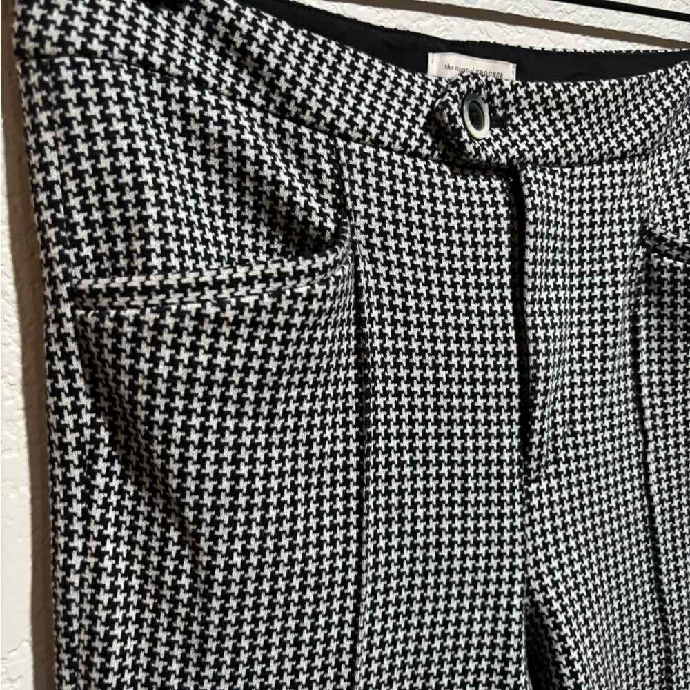 Anthropologie The Essential Slim Kick Pants Houndstooth Womens Size 6 - Picture 5 of 9